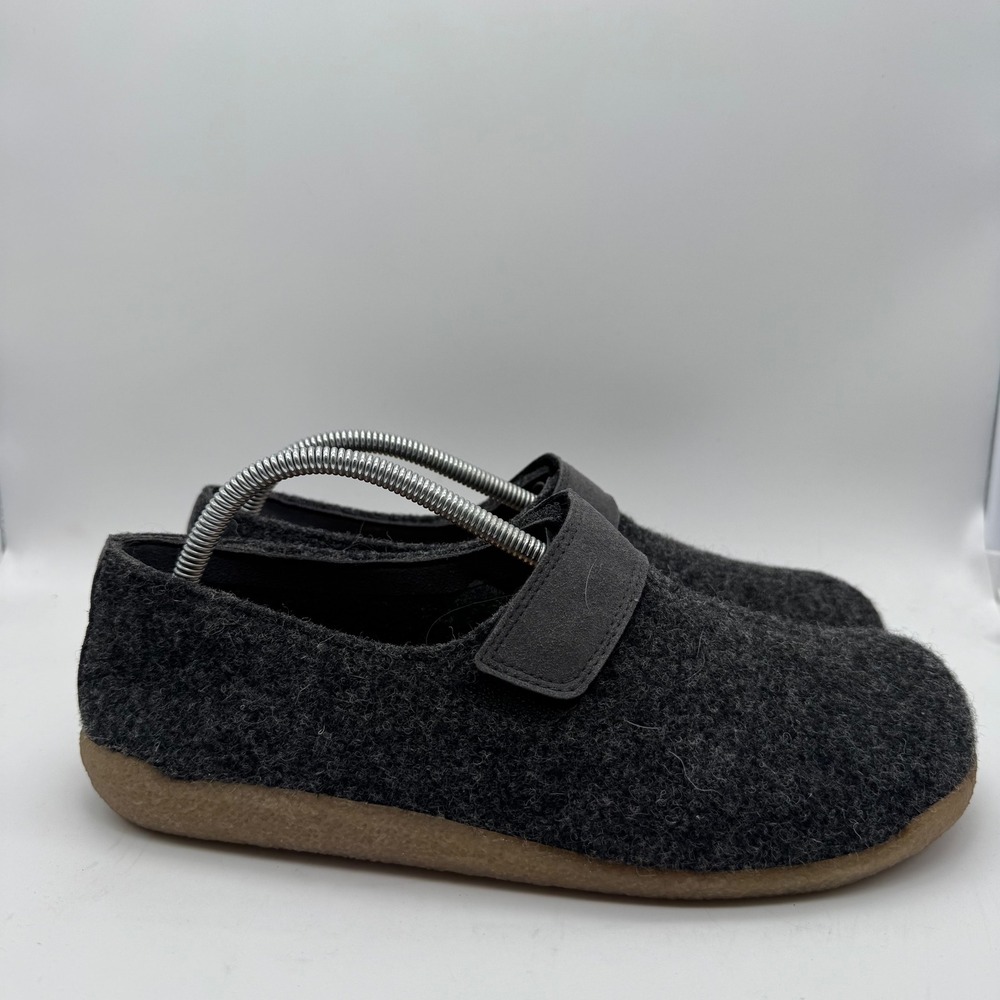Sanita Slate‎ Boiled Wool Strap Varde Comfort Casual Unisex Slipper Shoe Size 43